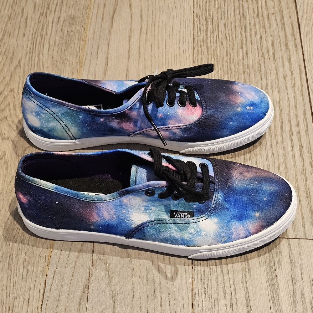 Vans Authentic Lo Pro Cosmic Galaxy Canvas Sneakers Size 6.5